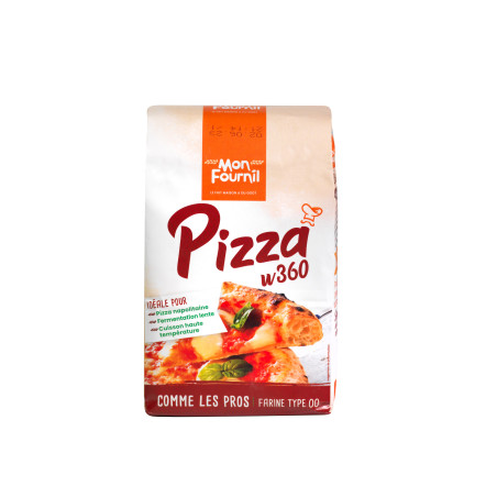 Farine à pizza W360, fermentation lente
