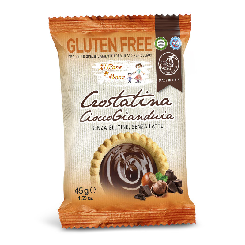 Tartelette cacao et noisettes sans gluten sans lactose 45 G Tartelette cacao et noisettes sans gluten sans lactose 45 G